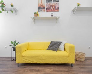Мебель в желтых тонах – вызов стандартным решениям в Артёмовском - artyomovskij.magazinmebel.ru | фото