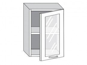 1.50.3 Шкаф настенный (h=720) на 500мм с 1-ой стекл. дверцей в Артёмовском - artyomovskij.magazinmebel.ru | фото