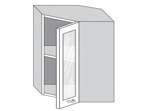 1.60.3у Шкаф настенный (h=720) угловой на 600мм со стекл. дверцей в Артёмовском - artyomovskij.magazinmebel.ru | фото