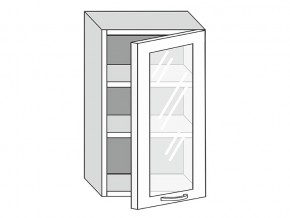 19.50.3 Шкаф настенный (h=913) на 500мм с 1-ой стекл. дверцей в Артёмовском - artyomovskij.magazinmebel.ru | фото