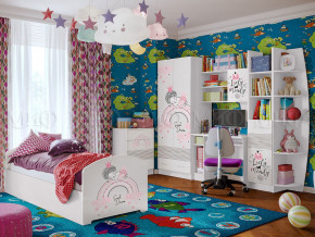 Детская комната Юниор-2 Принцесса 1 в Артёмовском - artyomovskij.magazinmebel.ru | фото - изображение 1