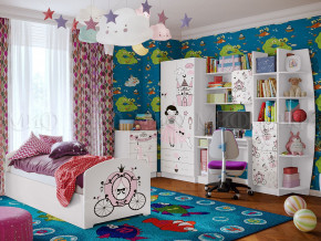 Детская комната Юниор-2 Принцесса в Артёмовском - artyomovskij.magazinmebel.ru | фото - изображение 1
