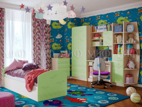 Детская комната Юниор-2 Салатовый в Артёмовском - artyomovskij.magazinmebel.ru | фото