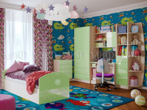 Детская комната Юниор-2 Салатовый металлик в Артёмовском - artyomovskij.magazinmebel.ru | фото