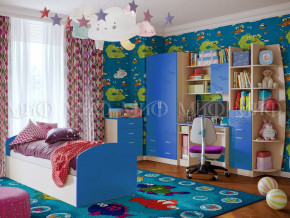 Детская комната Юниор-2 Синий в Артёмовском - artyomovskij.magazinmebel.ru | фото - изображение 1