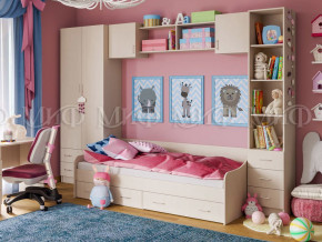 Детская комната Вега 1 Дуб беленый в Артёмовском - artyomovskij.magazinmebel.ru | фото
