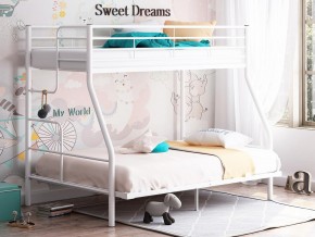 Двухъярусная кровать Гранада-3 140 белый в Артёмовском - artyomovskij.magazinmebel.ru | фото