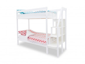 Двухъярусная кровать Svogen белый в Артёмовском - artyomovskij.magazinmebel.ru | фото