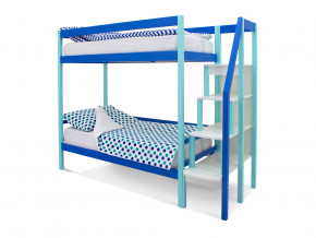 Двухъярусная кровать Svogen мятно-синий в Артёмовском - artyomovskij.magazinmebel.ru | фото - изображение 1