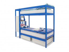Двухъярусная кровать Svogen с ящиками синий в Артёмовском - artyomovskij.magazinmebel.ru | фото - изображение 5