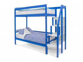 Двухъярусная кровать Svogen синий в Артёмовском - artyomovskij.magazinmebel.ru | фото