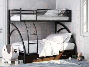 Двухъярусная кровать Виньола-2 Я черный в Артёмовском - artyomovskij.magazinmebel.ru | фото