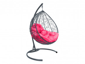 Кокон Капля ротанг розовая подушка в Артёмовском - artyomovskij.magazinmebel.ru | фото