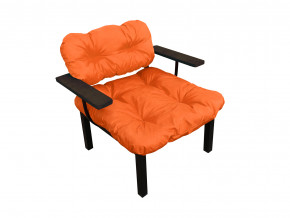 Кресло Дачное оранжевая подушка в Артёмовском - artyomovskij.magazinmebel.ru | фото