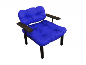 Кресло Дачное синяя подушка в Артёмовском - artyomovskij.magazinmebel.ru | фото