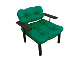 Кресло Дачное зелёная подушка в Артёмовском - artyomovskij.magazinmebel.ru | фото