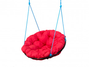 Кресло Папасан подвесное красная подушка в Артёмовском - artyomovskij.magazinmebel.ru | фото