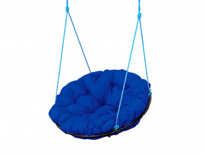 Кресло Папасан подвесное синяя подушка в Артёмовском - artyomovskij.magazinmebel.ru | фото