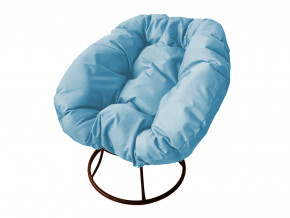 Кресло Пончик без ротанга голубая подушка в Артёмовском - artyomovskij.magazinmebel.ru | фото - изображение 1