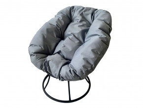 Кресло Пончик без ротанга серая подушка в Артёмовском - artyomovskij.magazinmebel.ru | фото - изображение 1