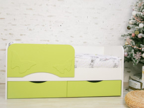 Кровать Бабочка белый/салатовый софт в Артёмовском - artyomovskij.magazinmebel.ru | фото - изображение 1