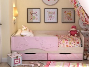 Кровать детская Алиса КР 812 розовая 1600 в Артёмовском - artyomovskij.magazinmebel.ru | фото - изображение 1