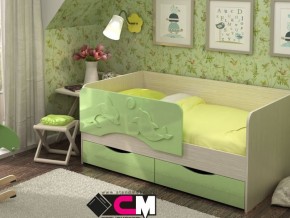 Кровать детская Алиса КР 812 зеленая 1600 в Артёмовском - artyomovskij.magazinmebel.ru | фото