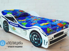 Кровать детская машина Полиции в Артёмовском - artyomovskij.magazinmebel.ru | фото
