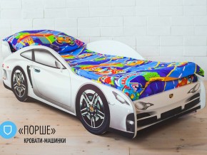 Кровать детская машинка Порше в Артёмовском - artyomovskij.magazinmebel.ru | фото