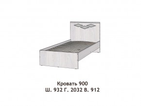 Кровать Диана 900 в Артёмовском - artyomovskij.magazinmebel.ru | фото - изображение 2