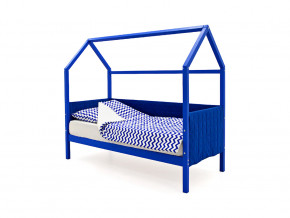Кровать-домик мягкий Svogen синий в Артёмовском - artyomovskij.magazinmebel.ru | фото
