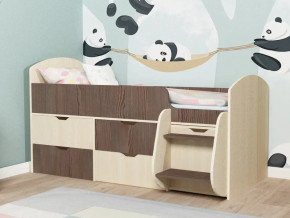 Кровать Малыш-7 Дуб-Бодега в Артёмовском - artyomovskij.magazinmebel.ru | фото - изображение 1