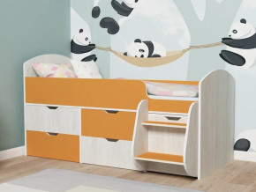 Кровать Малыш-7 Винтербер-Оранжевый в Артёмовском - artyomovskij.magazinmebel.ru | фото - изображение 1