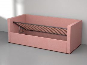 Кровать мягкая с подъёмным механизмом арт. 030 розовый в Артёмовском - artyomovskij.magazinmebel.ru | фото - изображение 2