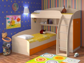Кровать Соня 1+2 Оранжевый в Артёмовском - artyomovskij.magazinmebel.ru | фото