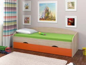 Кровать Соня 2 сонома-оранжевый в Артёмовском - artyomovskij.magazinmebel.ru | фото
