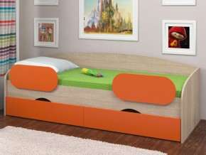 Кровать Соня 2 сонома-оранжевый в Артёмовском - artyomovskij.magazinmebel.ru | фото - изображение 2