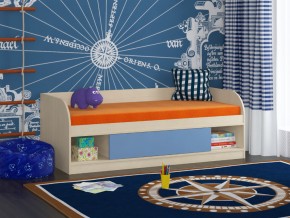 Кровать Соня 4 дуб молочный-голубой в Артёмовском - artyomovskij.magazinmebel.ru | фото