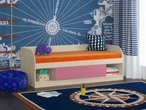 Кровать Соня 4 дуб молочный-розовый в Артёмовском - artyomovskij.magazinmebel.ru | фото - изображение 1