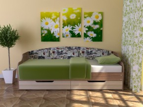 Кровать Юниор Тип 2 Микровелюр-марки 800х1600 в Артёмовском - artyomovskij.magazinmebel.ru | фото - изображение 1