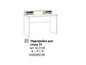 Надстройка для стола 31 (Полка) в Артёмовском - artyomovskij.magazinmebel.ru | фото