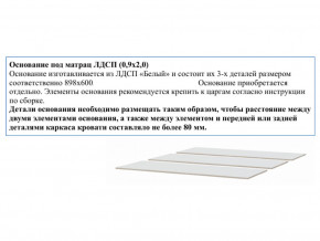 Основание из ЛДСП 0,9х2,0м в Артёмовском - artyomovskij.magazinmebel.ru | фото