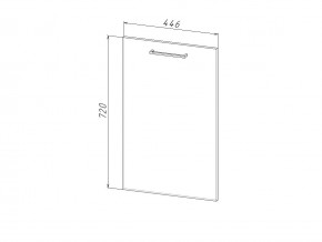 П 45 Комплект для посудомоечной машины 450 мм (цоколь + фасад) ЛДСП в Артёмовском - artyomovskij.magazinmebel.ru | фото